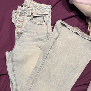 American Eagle Outfitters Light Wash High Rise Jeans